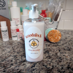Woodstock Emu Oil Lotion 8-Ounce